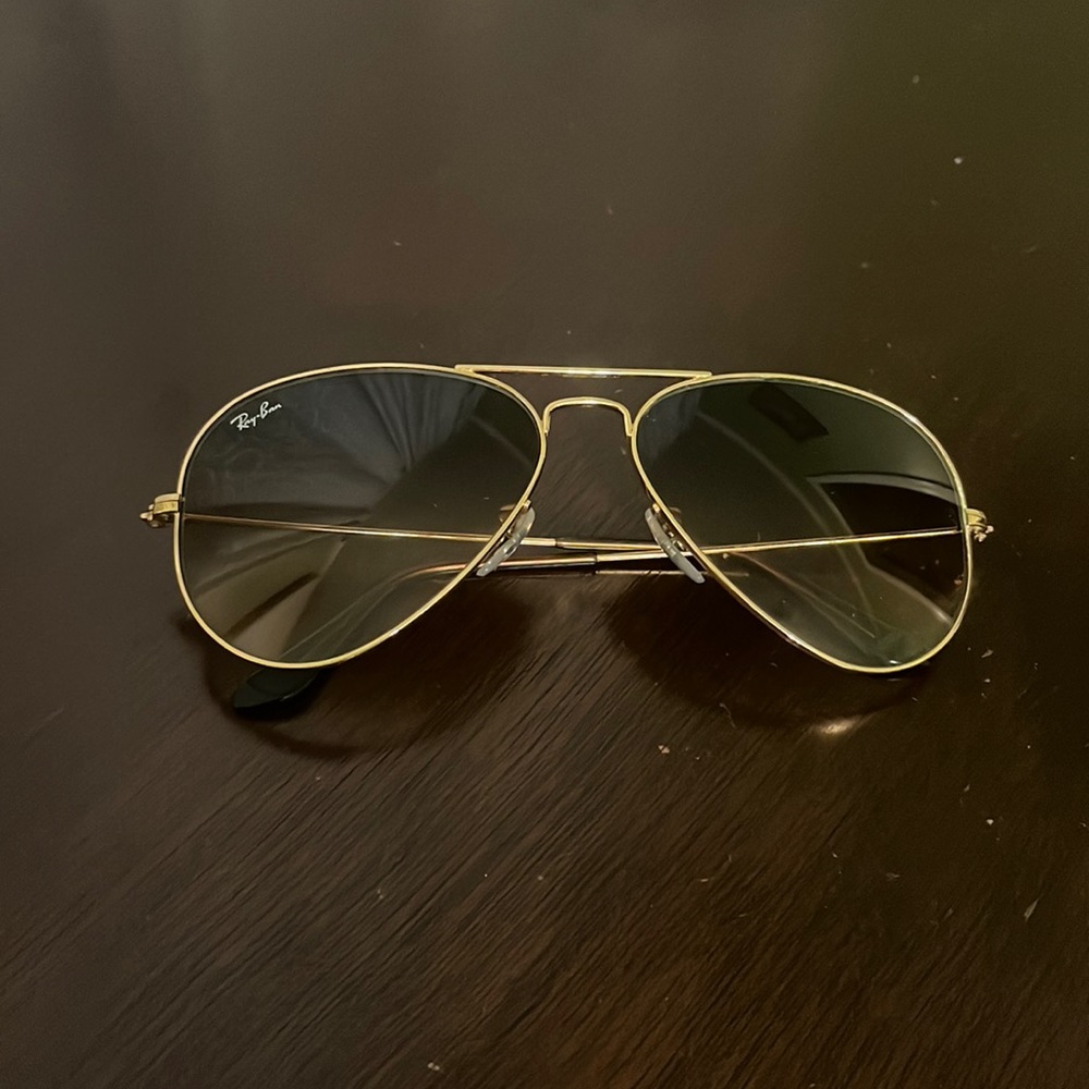 Ombré brown aviator Raybans